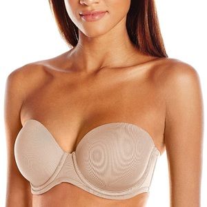 Wacoal nude strapless bra 36DDD EUC